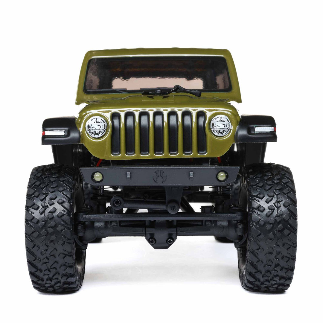 Axial 1/24 SCX24 Jeep Wrangler JLU 4X4 Rock Crawler Brushed RTR, Green - Iron City RC Hobbies