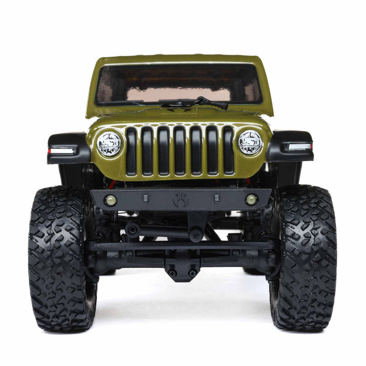 Axial 1/24 SCX24 Jeep Wrangler JLU 4X4 Rock Crawler Brushed RTR, Green - Iron City RC Hobbies