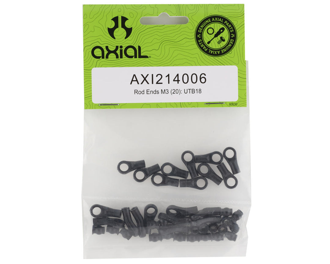 Axial UTB18 Capra Rod Ends (20) - Iron City RC Hobbies