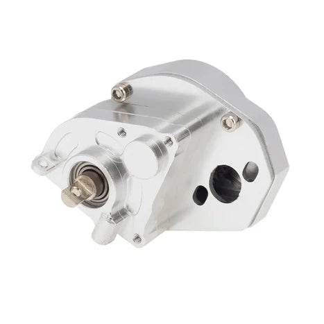 MEUS Racing RC Crawler Aluminum Transmission Gearbox, Assembled Transmission Case Complete Gearbox Upgrade Parts for 1/24 Axial SCX24 Deadbolt 90081 C10 Wrangler (Choose Color)