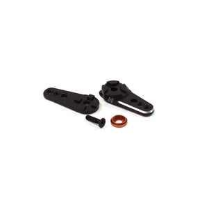 Racers Edge Aluminum Clamping Adjustable Double Servo Arm, 24 Tooth, for Hitec - Iron City RC Hobbies