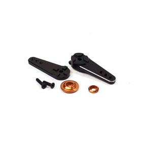 Racers Edge Aluminum Large 4-in-1 Clamping Servo Arm, 24 Tooth, for Hitec - Iron City RC Hobbies