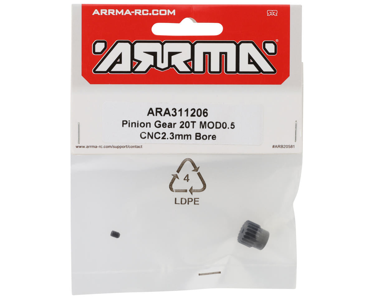 Arrma Mod 0.5 Pinion Gear (2.3mm Bore) (20T) - Iron City RC Hobbies