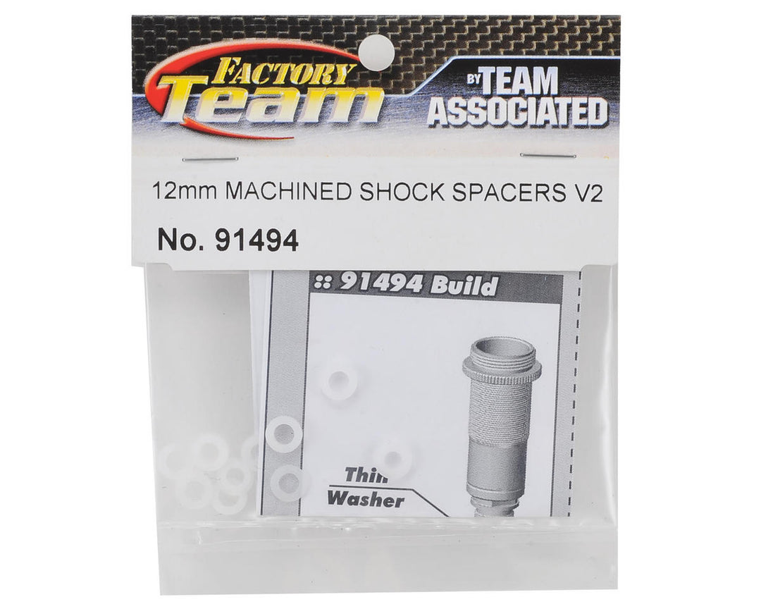 Associated FT 12mm Machined Shock Spacers V2 - Iron City RC Hobbies