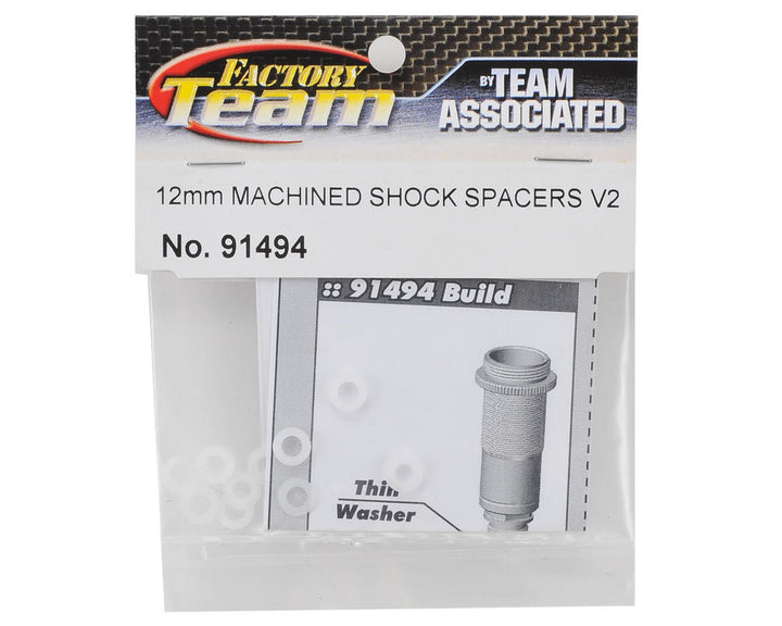 Associated FT 12mm Machined Shock Spacers V2 - Iron City RC Hobbies