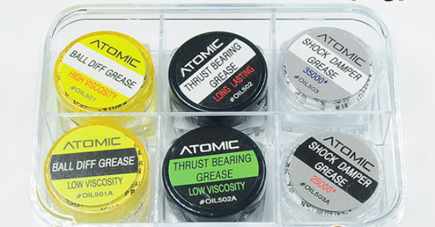Atomic Mini Cars Grease Combo Box Set (6 types 2021 edition)