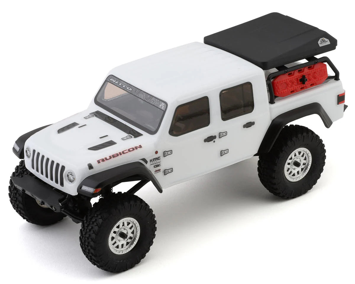 Axial SCX24 Jeep JT Gladiator 1/24 4WD RTR Scale Mini Crawler (White) w/2.4GHz Radio