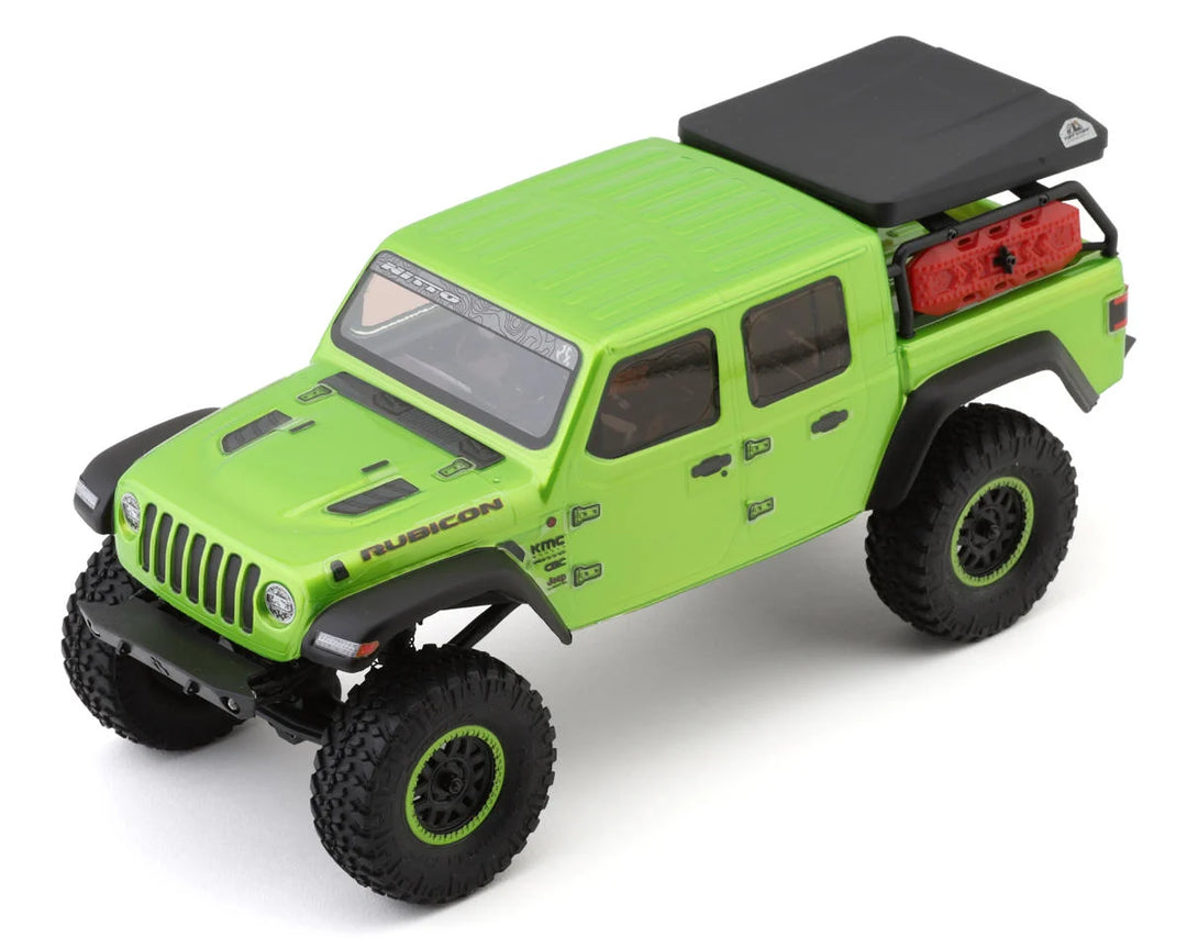 Axial SCX24 Jeep JT Gladiator 1/24 4WD RTR Scale Mini Crawler (Green) w/2.4GHz Radio - Iron City RC Hobbies