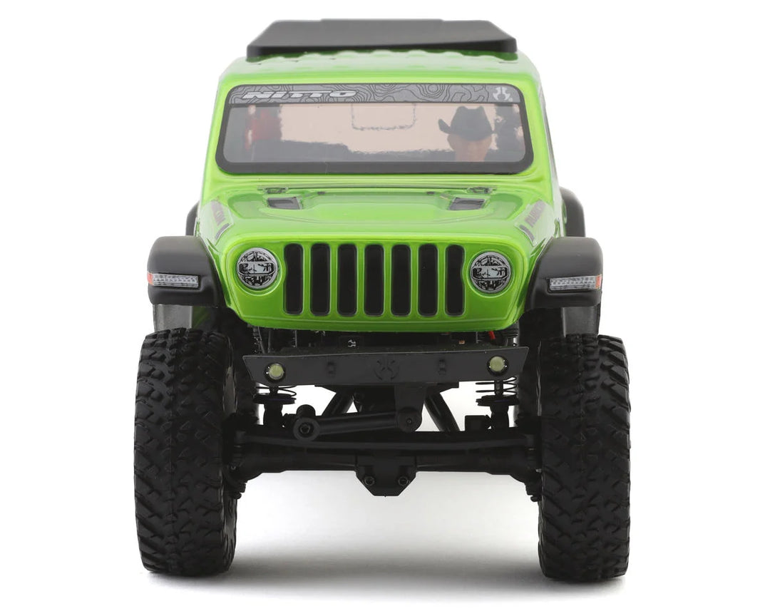 Axial SCX24 Jeep JT Gladiator 1/24 4WD RTR Scale Mini Crawler (Green) w/2.4GHz Radio - Iron City RC Hobbies