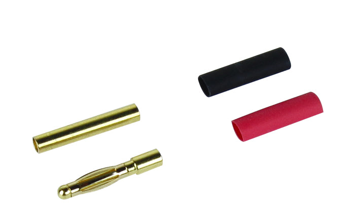 Bullet Connectors - 2mm - (3) Male, (3) Female - Iron City RC Hobbies