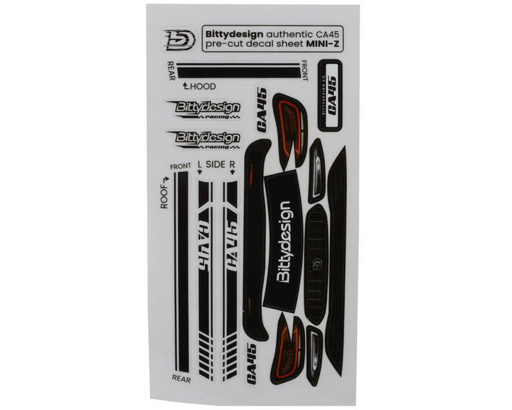 Bittydesign Ca45 1/28 Mini-Z Body (Clear) (98mm Wheelbase) - Iron City RC Hobbies