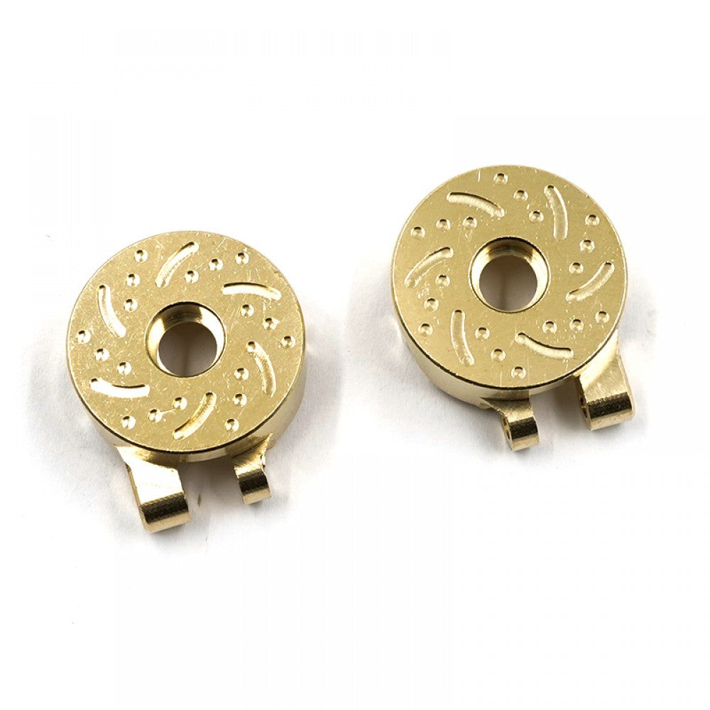 Yeah Racing BRASS STEERING KNUCKLES 20G EACH FITS TRX-4M - Iron City RC Hobbies