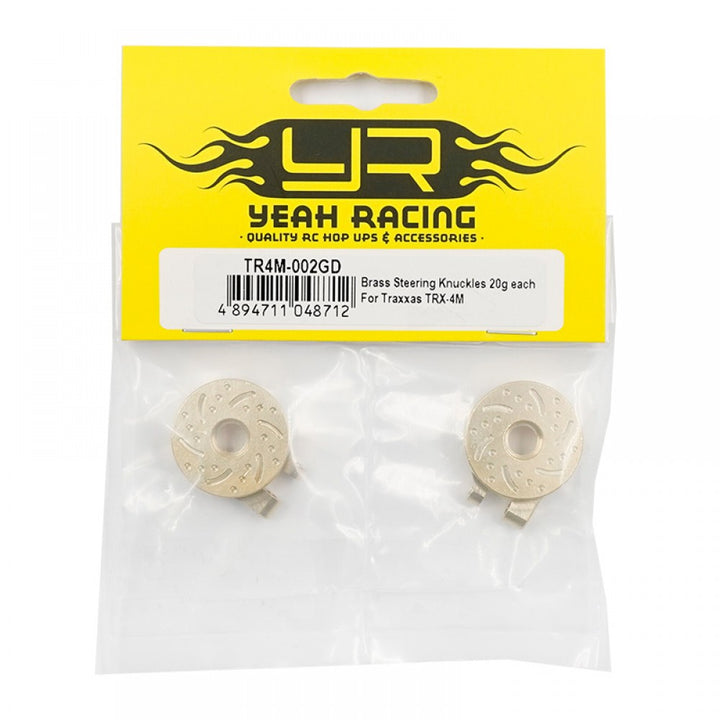Yeah Racing BRASS STEERING KNUCKLES 20G EACH FITS TRX-4M - Iron City RC Hobbies