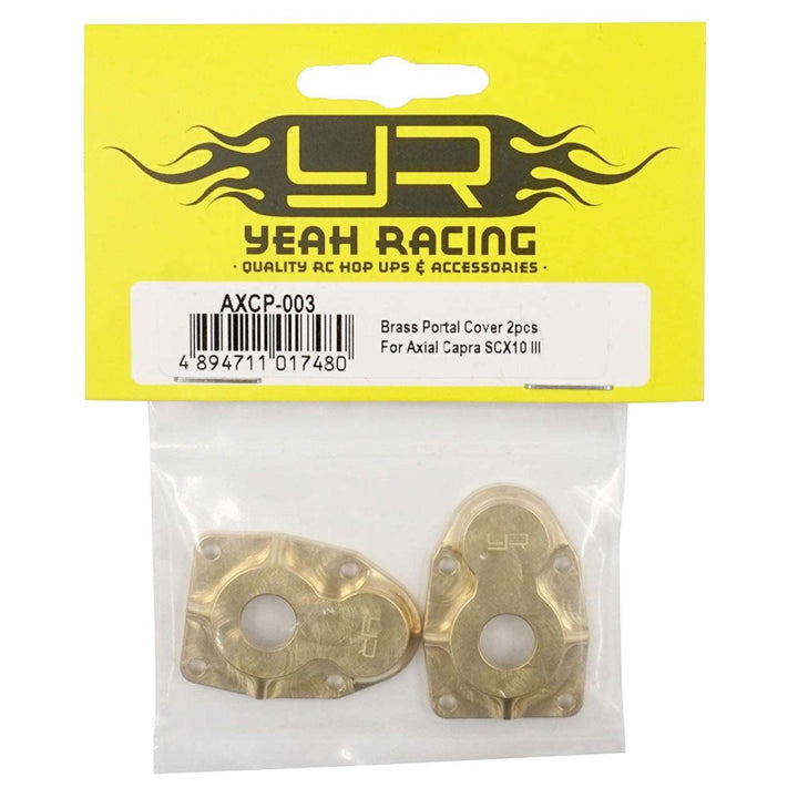 Brass Portal Cover 2pcs For Axial Capra SCX10 III