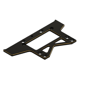R.1 Brass pod plate - Iron City RC Hobbies