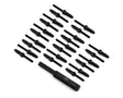 CEN RACING Ford F250 KG1 Bullet Wheel Lugs (Black Chrome) (24) (2mm studs) w/Tool - Iron City RC Hobbies