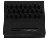CEN RACING Ford F250 KG1 Bullet Wheel Lugs (Black Chrome) (24) (2mm studs) w/Tool - Iron City RC Hobbies