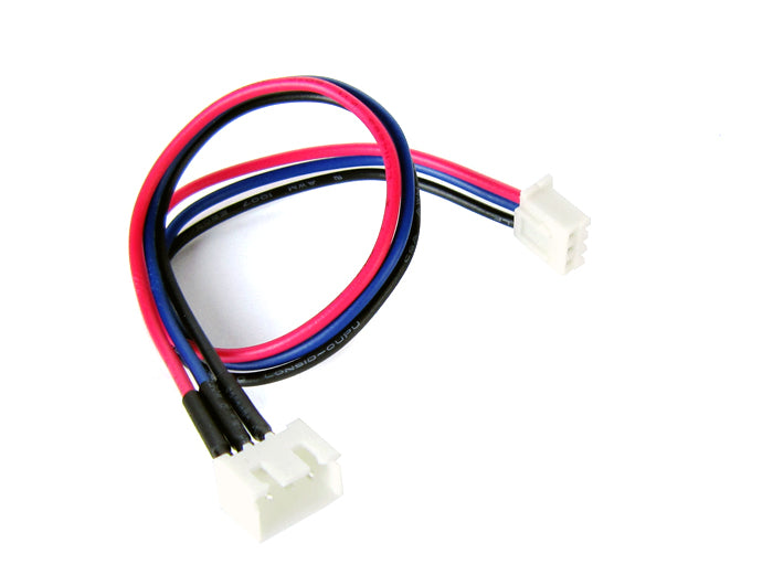 Lectron Pro 10.5" Balance Plug Extension Cord for 2 Cell Lipo Batteries - JST-XH Connector