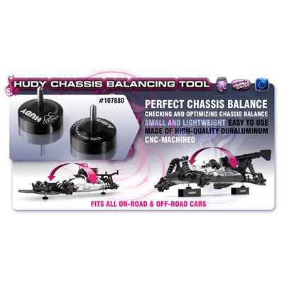 Hudy Rc Tools HUDY CHASSIS BALANCING SIMPLE TOOL V2 * Iron City RC Hobbies