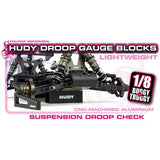 HUDY CHASSIS DROOP GAUGE SUPPORT BLOCKS 30MM FOR 1 / 8 OFF-ROAD - LW (2)