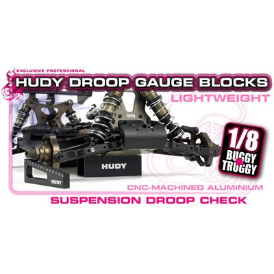 HUDY CHASSIS DROOP GAUGE SUPPORT BLOCKS 30MM FOR 1 / 8 OFF-ROAD - LW (2) - Iron City RC Hobbies