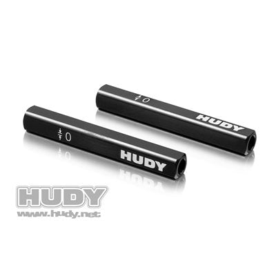 HUDY CHASSIS DROOP GAUGE SUPPORT BLOCKS (10 MM) FOR 1 / 10