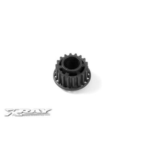 Xray COMPOSITE SIDE BELT PULLEY 18T O8 - REAR - Iron City RC Hobbies