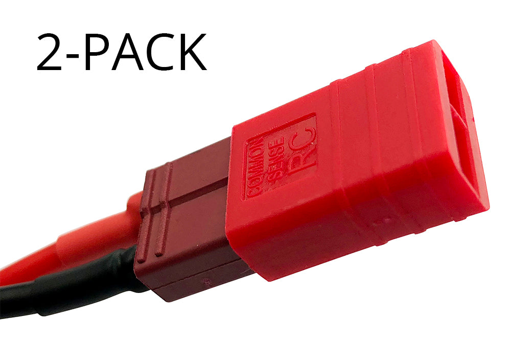 Common Sense RC Red Adapter for Deans-type batteries to popular RC vehicles - Iron City RC Hobbies