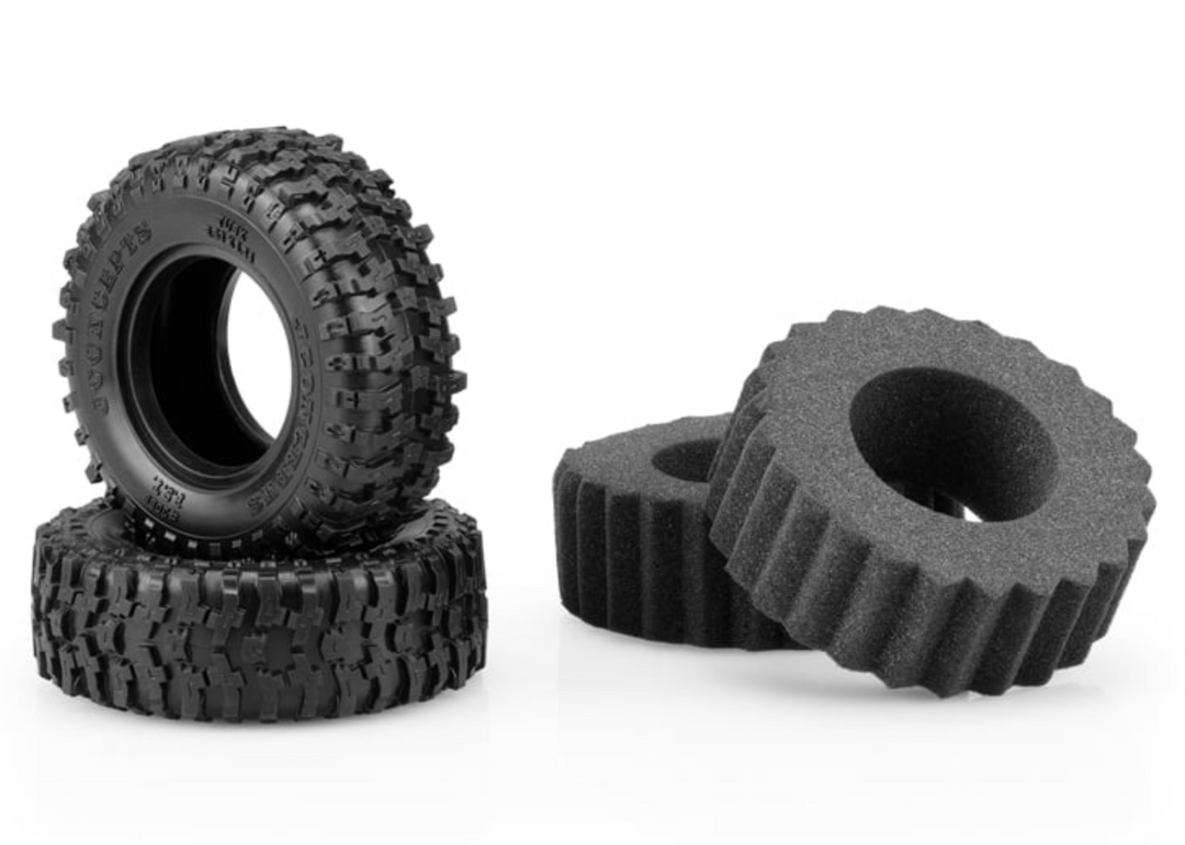 JConcepts Tusk 1.9", Class 1, Super Soft Green Compound, 1pr - Iron City RC Hobbies