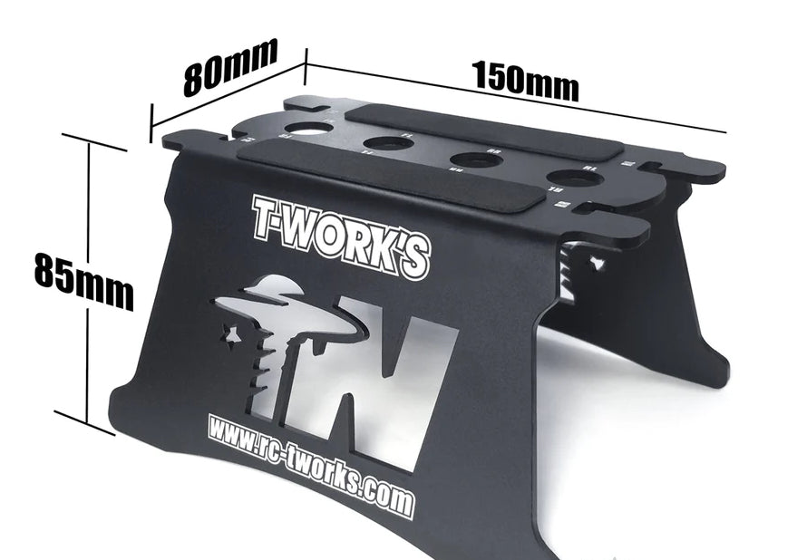 Tworks Car Stand 150mm (1/10 & 1/8) - Iron City RC Hobbies