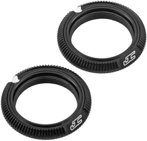 Jconcepts Fin 12mm Shock Collar Black 2 - Iron City RC Hobbies