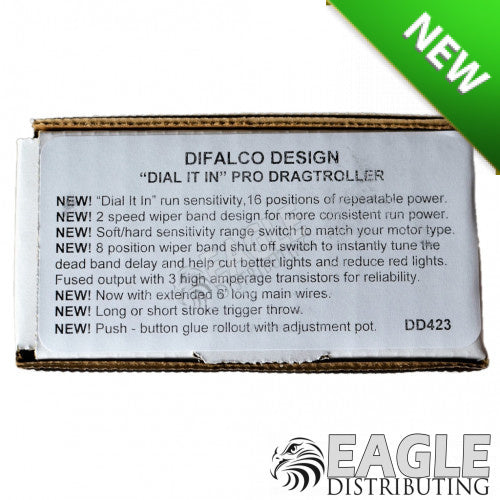 Difalco Designs Dial it in Drag Controller w/6ft Leads, w/Rollout