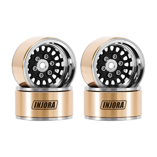 INJORA 1.0" ModuWheel -4.4mm Offset Wheels for Micro Crawlers (Choose Color)