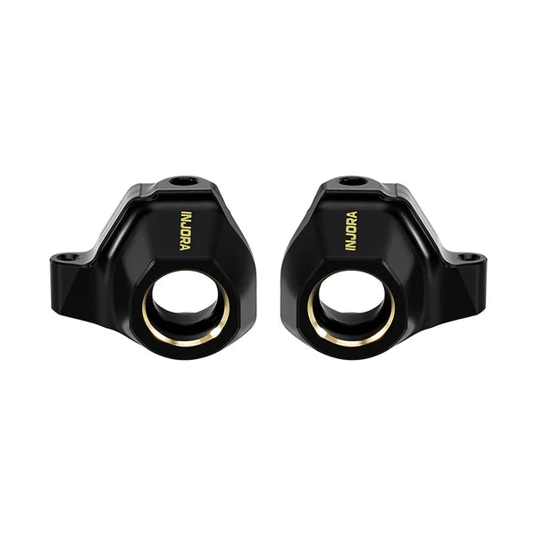 INJORA Black Brass Steering Knuckles for 1/30 Axial SCX30