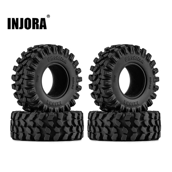 INJORA 1.3" 64*24mm Obsidian Tires (T1323)