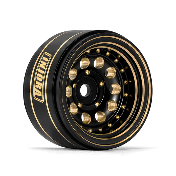 INJORA 1.0" 39g/pcs Brass -2.65mm Offset Wheels for Micro Crawlers