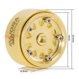 INJORA 0.7" D19 Brass Beadlock Wheels for 1/30 SCX30