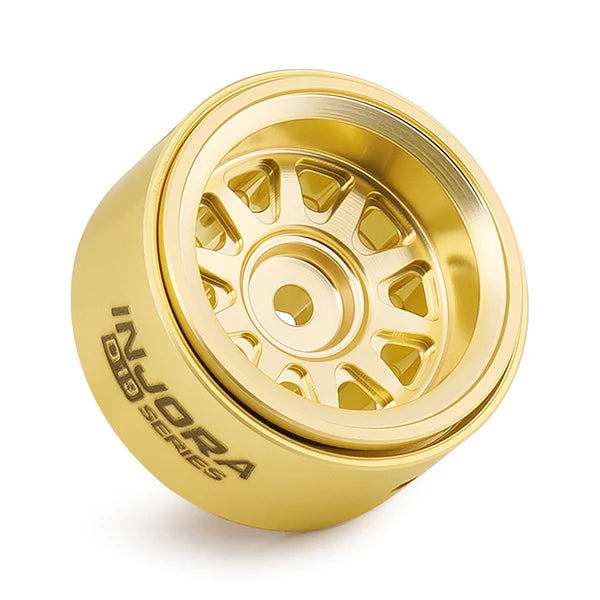 INJORA 0.7" D19 Brass Beadlock Wheels for 1/30 SCX30
