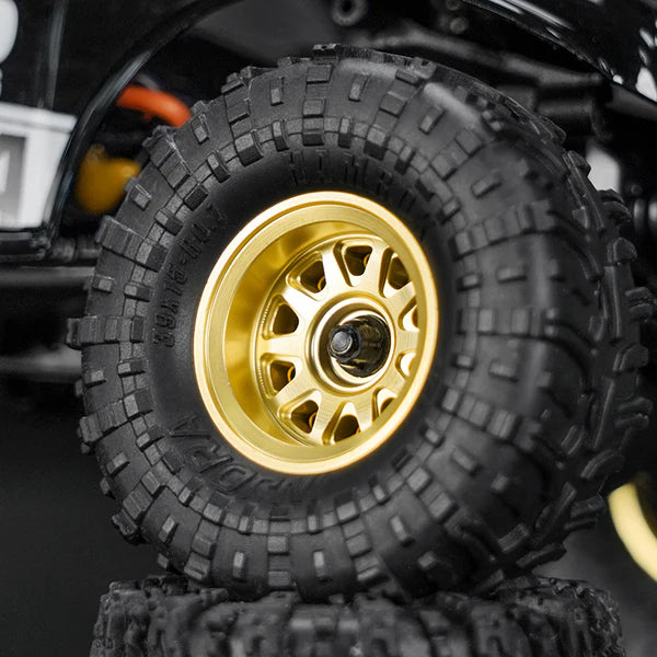 INJORA 0.7" D19 Brass Beadlock Wheels for 1/30 SCX30