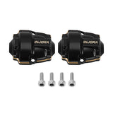 INJORA Black Coating Brass Diff Covers for 1/32 Redcat Ascent-32