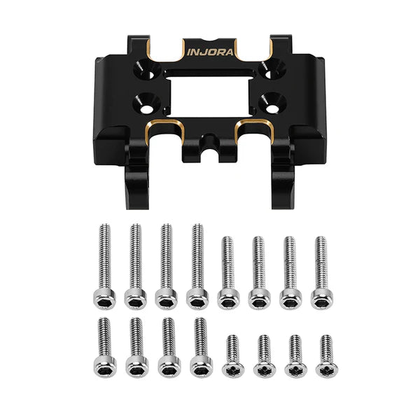 INJORA Black Brass Skid Plate for 1/32 Redcat Ascent-32