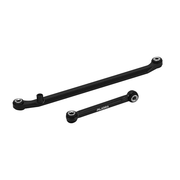 INJORA Black Coating Brass Steering Links for 1/32 Redcat Ascent-32