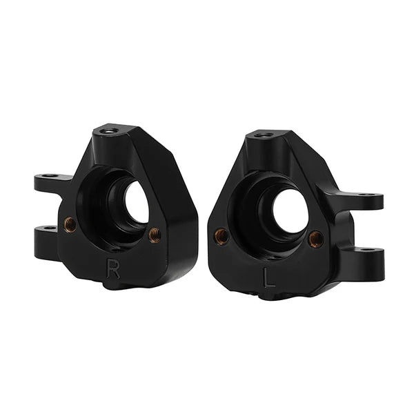 INJORA Black Coating Brass Steering Knuckles for 1/32 Redcat