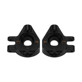 INJORA Black Coating Brass Steering Knuckles for 1/32 Redcat