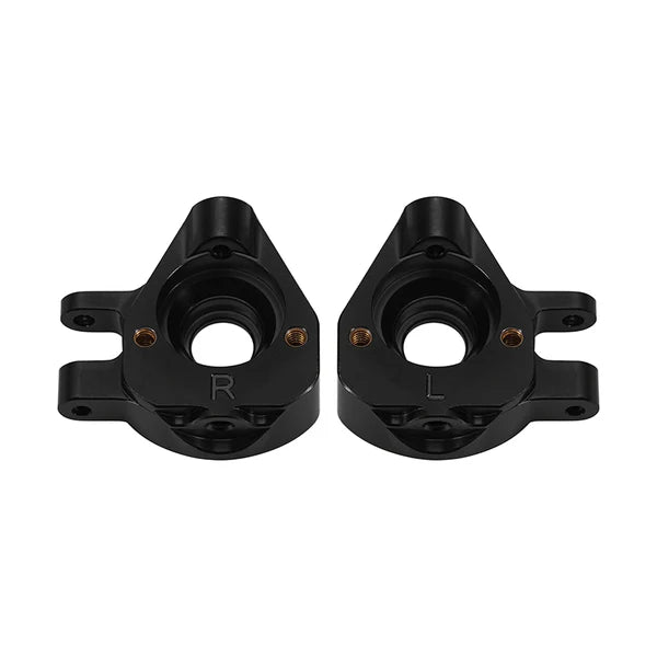 INJORA Black Coating Brass Steering Knuckles for 1/32 Redcat