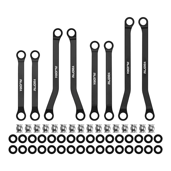 INJORA Aluminum High Clearance Chassis Links for 1/32 Redcat