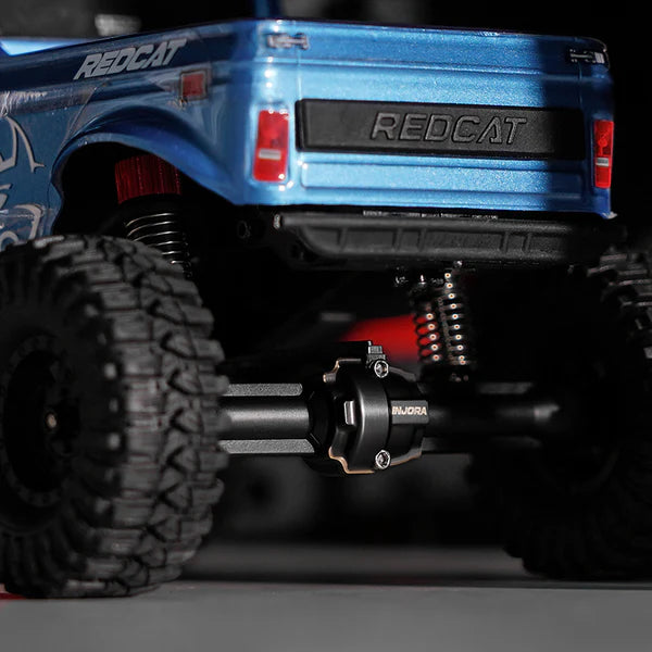 INJORA Black Coating Brass Diff Covers for 1/32 Redcat Ascent-32