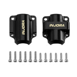 INJORA Black Brass Diff Covers for 1/30 SCX30 Stock Axles