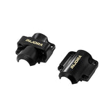 INJORA Black Brass Diff Covers for 1/30 SCX30 Stock Axles