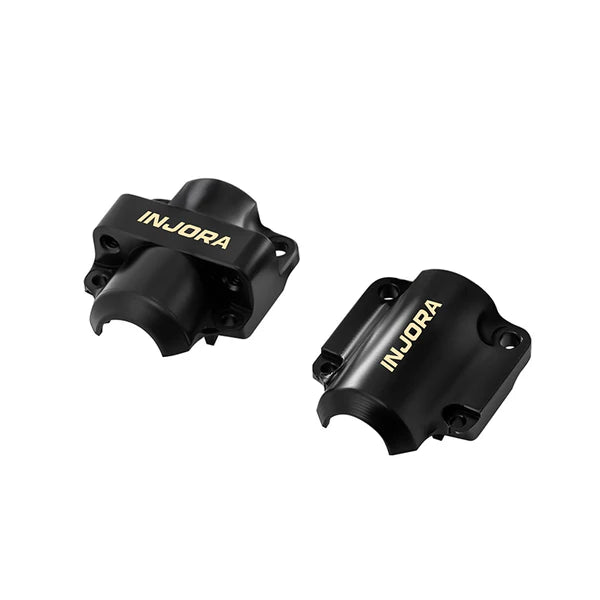 INJORA Black Brass Diff Covers for 1/30 SCX30 Stock Axles